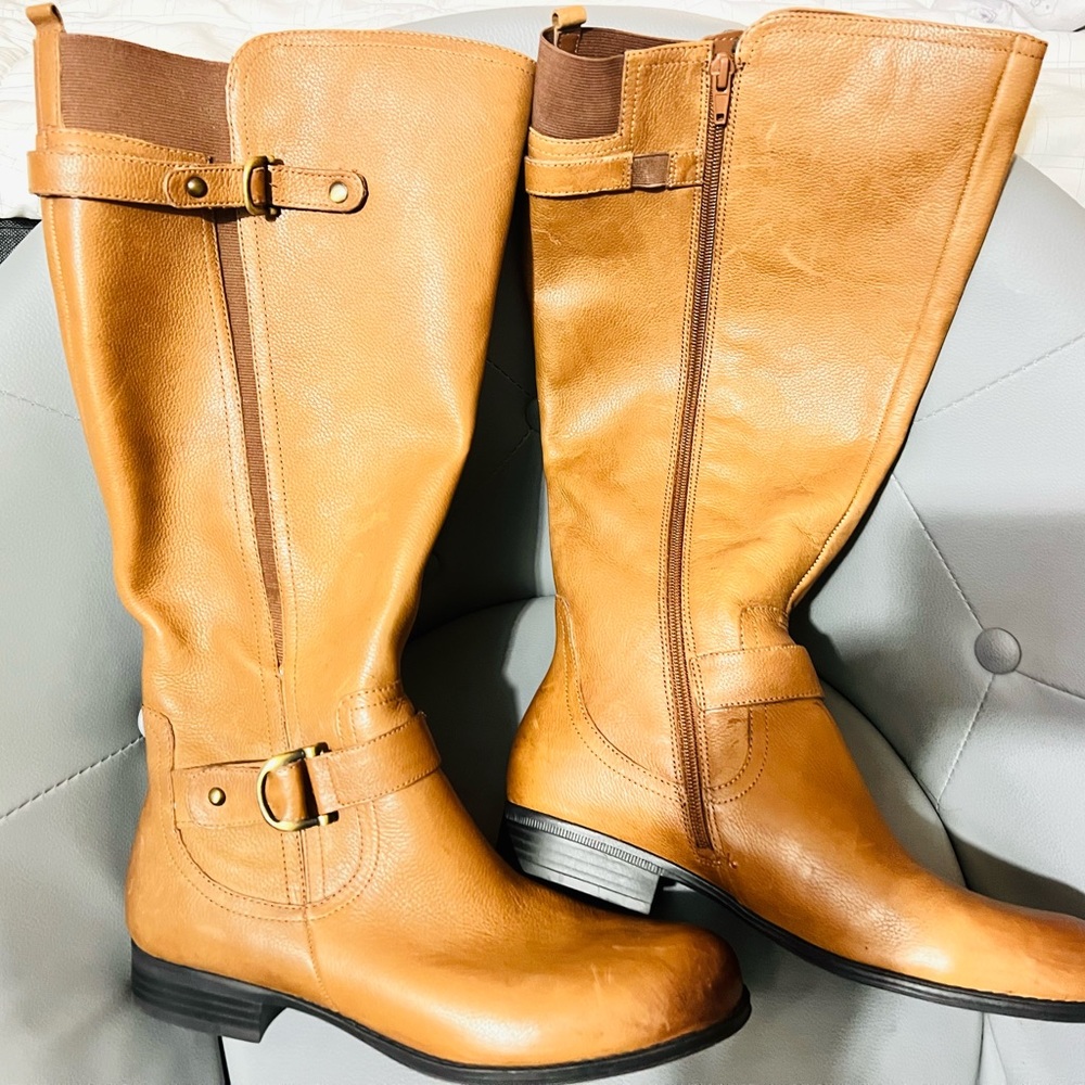 Naturalizer tall knee-high leather boots